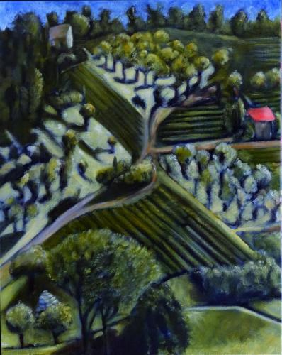Saignon 2020 41x33 60x50 art rehaussé
